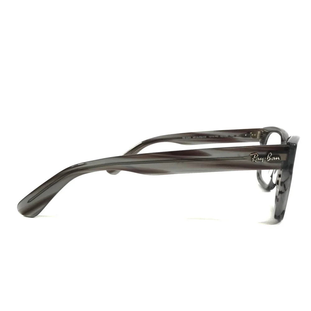 Ray-Ban Eyeglasses Frames RB2283 MR BURBANK 1314/R5 Striped Gray Blue 55-20-145